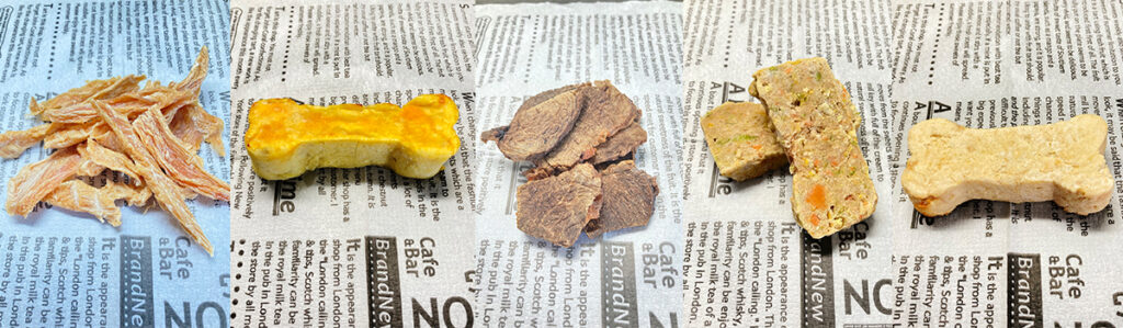 自販機で購入できるワンちゃんのおやつ