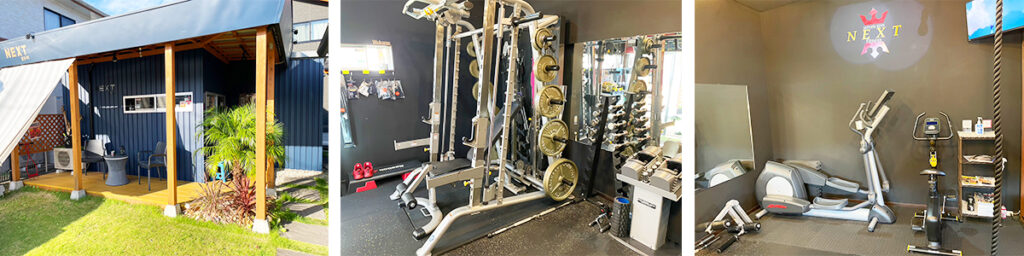 NEXTgymの外観と店内