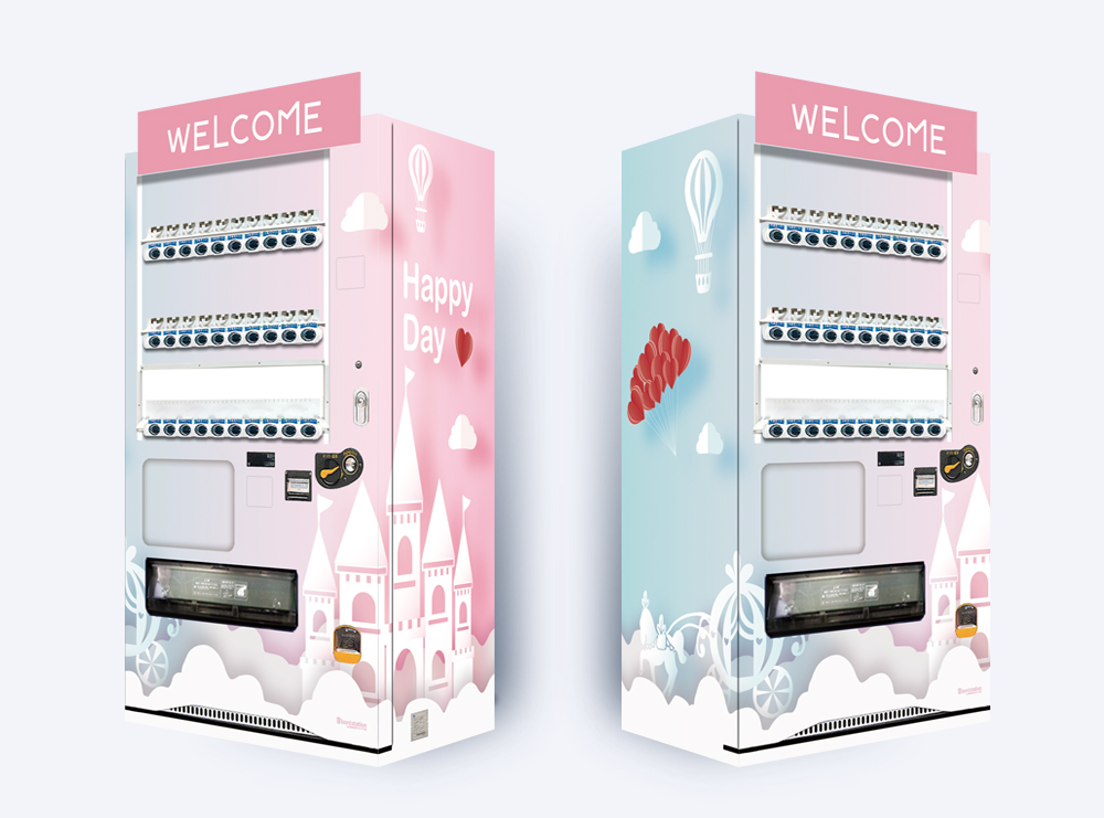 株式会社creaが形成する飲食店に設置された看板型自動販売機ボードステーション