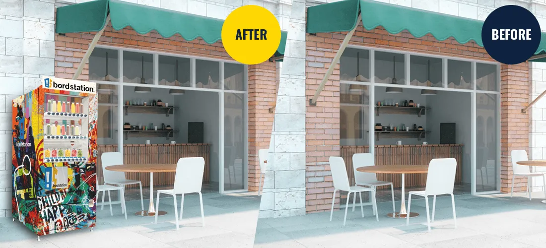 店舗BEFORE/AFTERイメージ