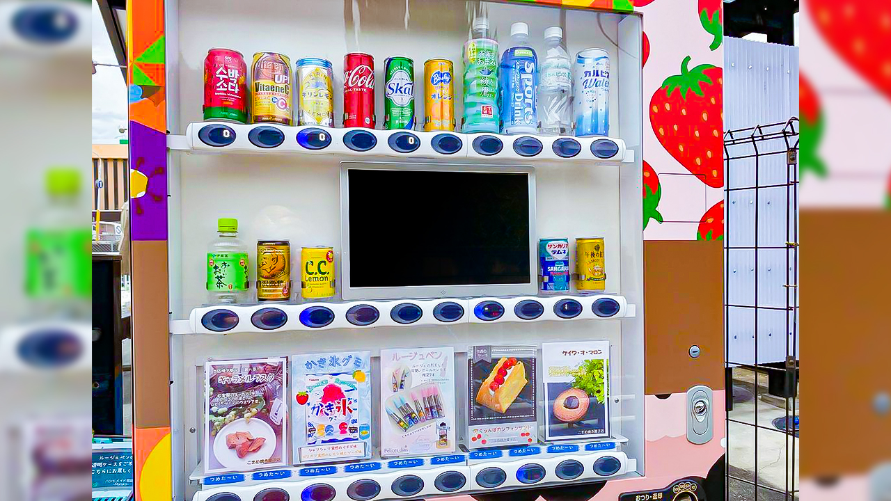 ディスプレイ全体　ドリンクも売れている