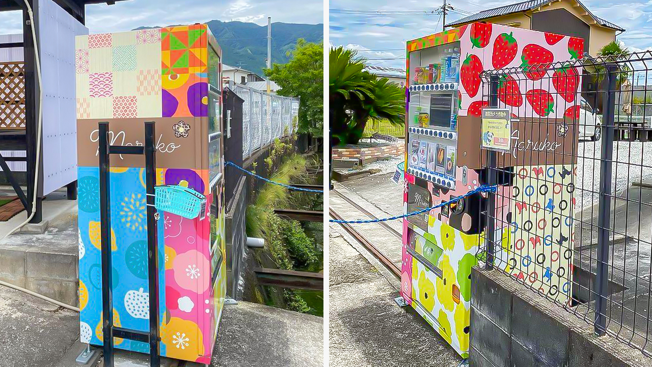 自販機側面デザイン